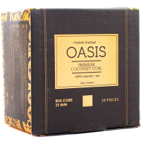 Уголь Oasis 18 куб. Кокосовый 0.25 кг 25 мм